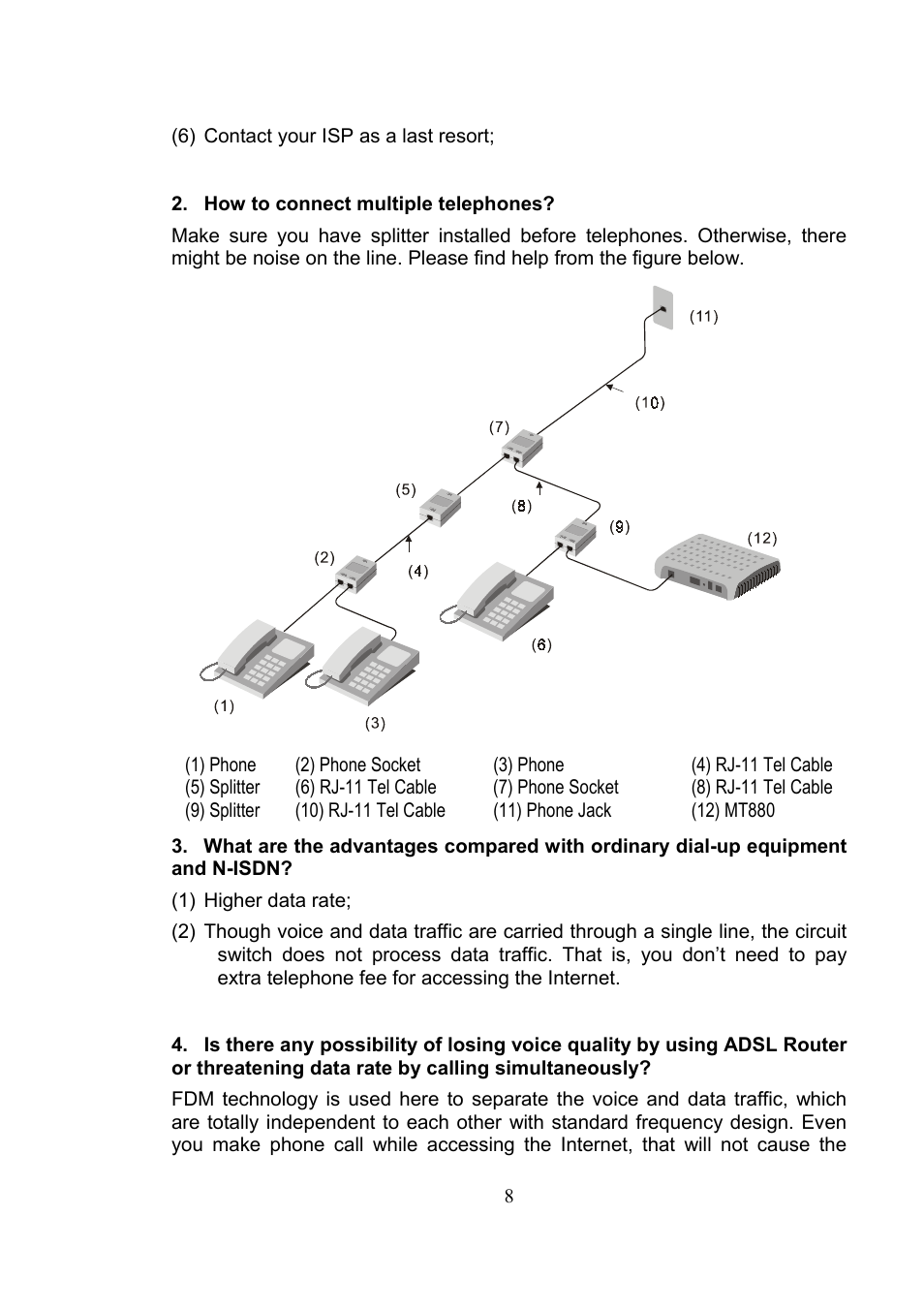 Huawei SmartAX MT880 User Manual | Page 11 / 16