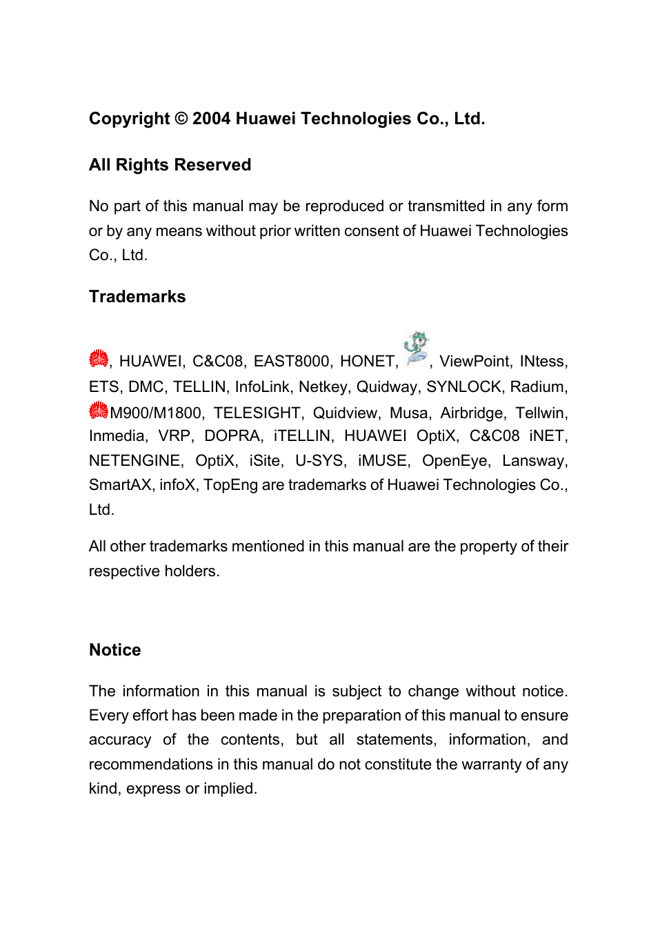 Huawei SmartAX MT880 User Manual | Page 2 / 16
