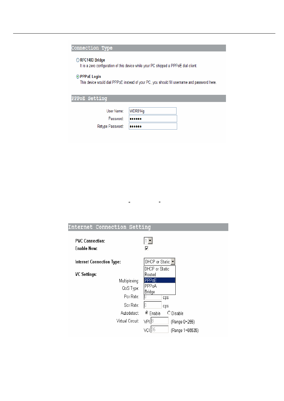 4 wan setup, 1 internet connection setup | Huawei AOLYNK WDR814IG User Manual | Page 28 / 63