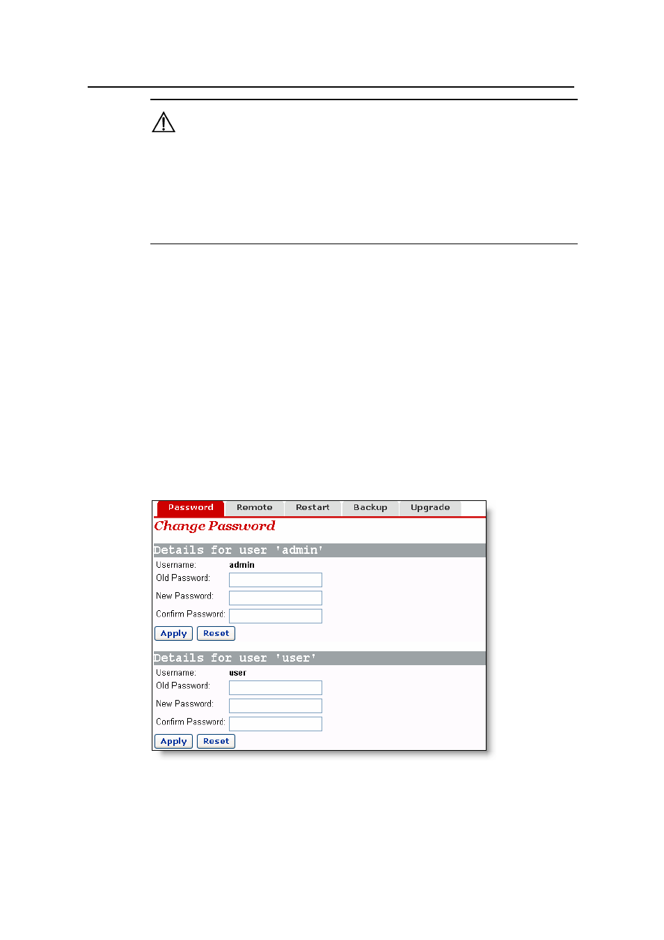 Device, Password, 4 device | 1 password, Ction 4.4.1 “password, R to 4.4.1 “password | Huawei DR814Q User Manual | Page 36 / 110