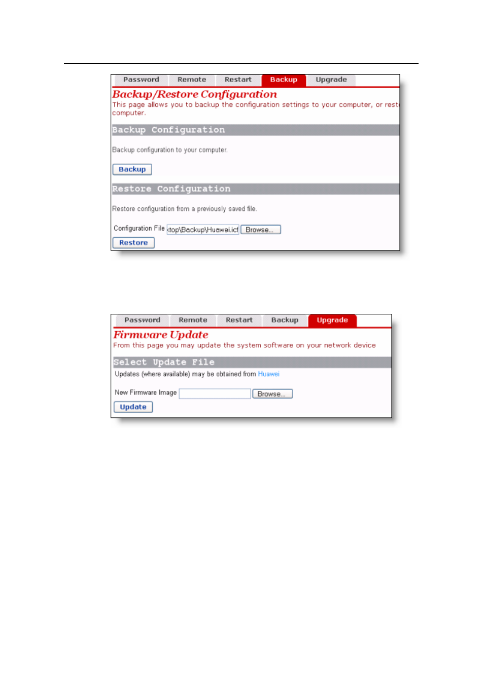 Upgrade, 5 upgrade | Huawei DR814Q User Manual | Page 41 / 110