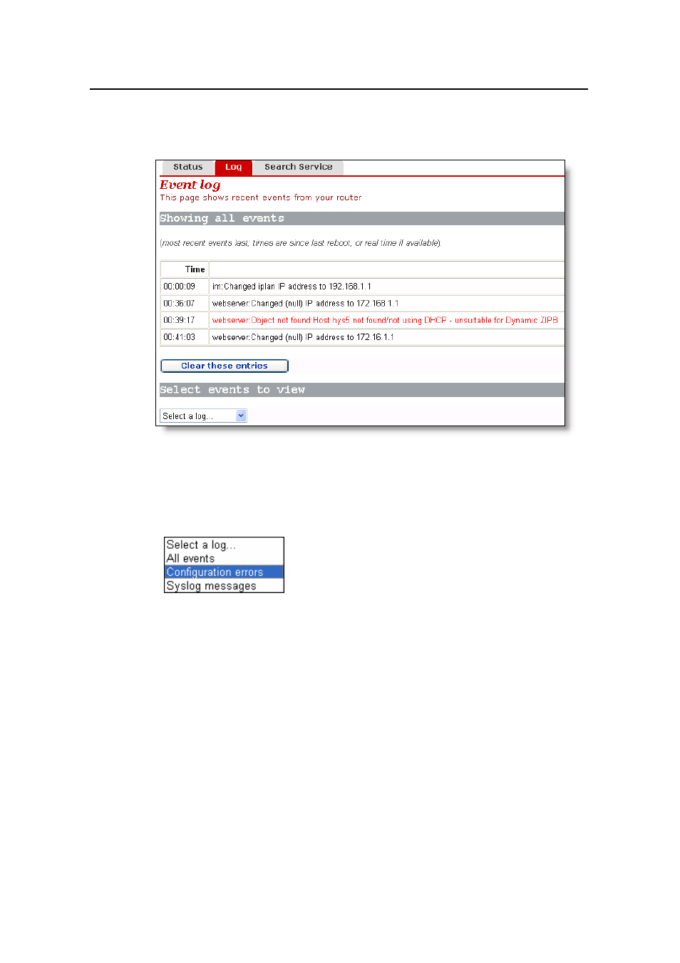 Pvc search, 2 log, 3 pvc search | Huawei DR814Q User Manual | Page 44 / 110