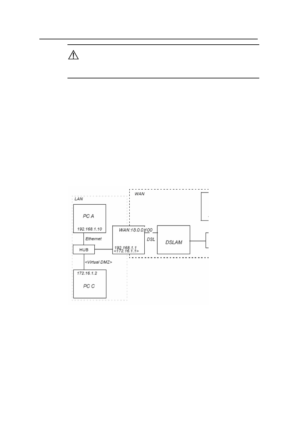 Dmz configuration, 3 dmz configuration | Huawei DR814Q User Manual | Page 74 / 110