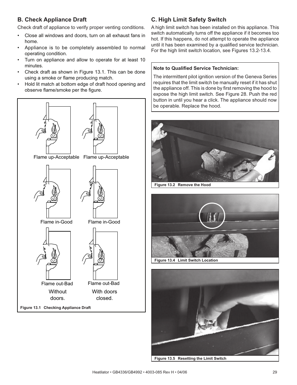 Heatiator Heatilator GB4336 User Manual | Page 29 / 52
