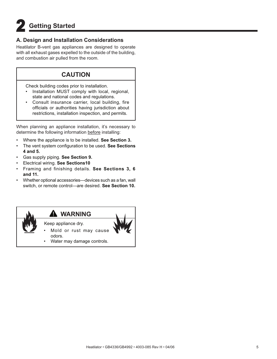 Heatiator Heatilator GB4336 User Manual | Page 5 / 52