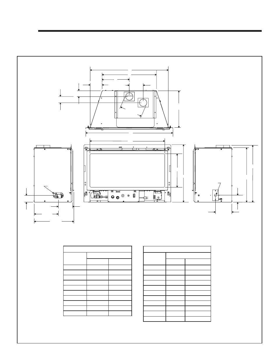 Reference materials, A. appliance dimension diagram | Heatiator ADI60S User Manual | Page 34 / 41
