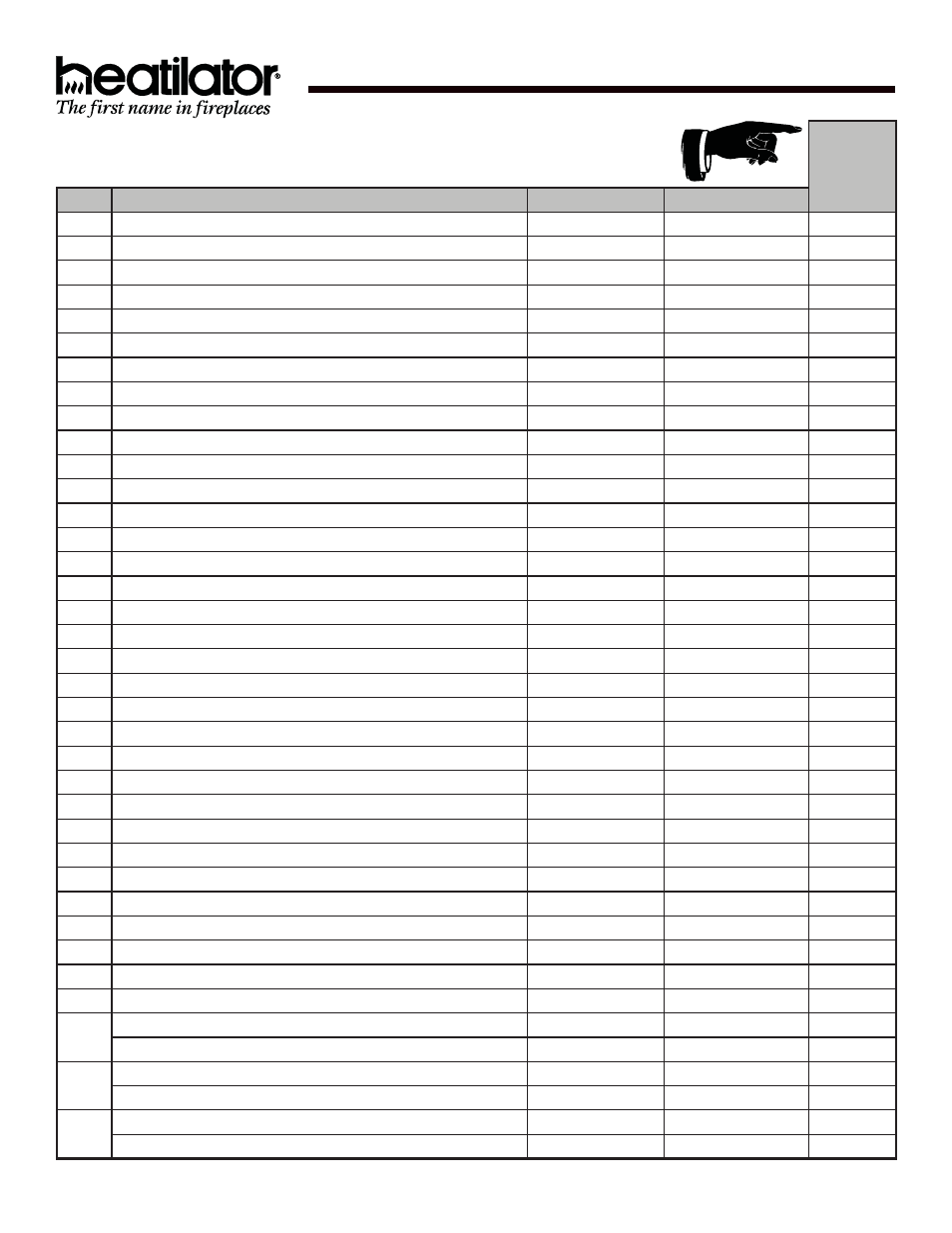 Adi60s | Heatiator ADI60S User Manual | Page 37 / 41