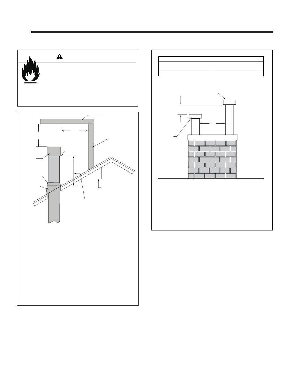 Termination locations, Warning, A. vent termination minimum clearances | Heatiator Heatilator Evolution NEVO4236I NEVO3630I User Manual | Page 22 / 75
