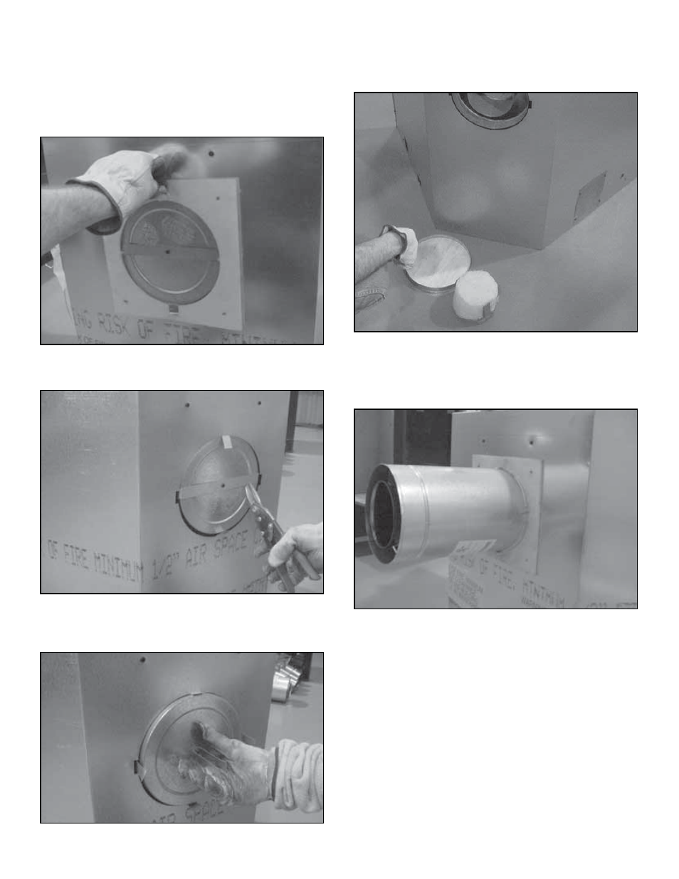 B. rear vent | Heatiator Heatilator Evolution NEVO4236I NEVO3630I User Manual | Page 39 / 75