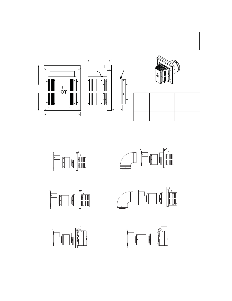 B. vent components diagrams ( continued ) | Heatiator Heatilator Evolution NEVO4236I NEVO3630I User Manual | Page 65 / 75