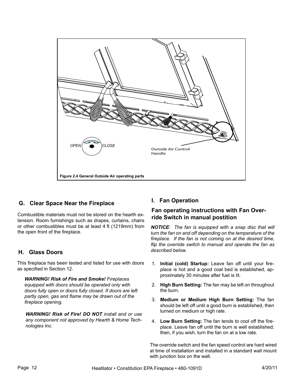 Heatiator C40 User Manual | Page 12 / 71