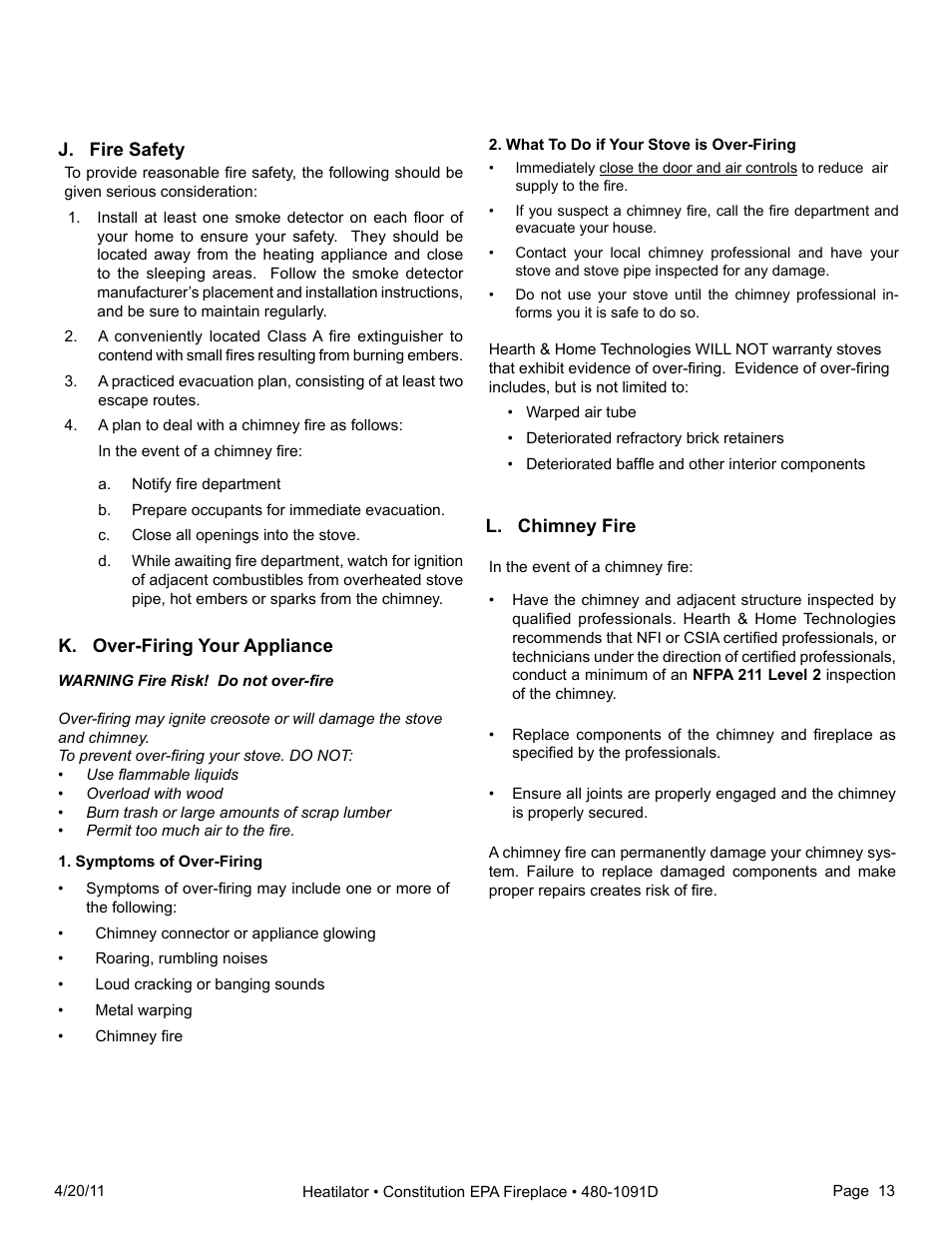 Heatiator C40 User Manual | Page 13 / 71