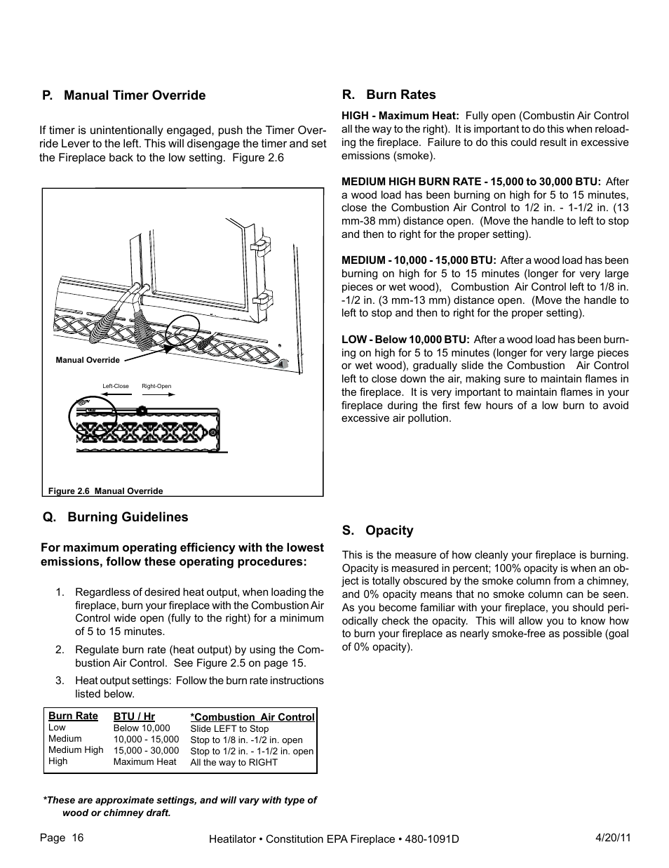 Heatiator C40 User Manual | Page 16 / 71
