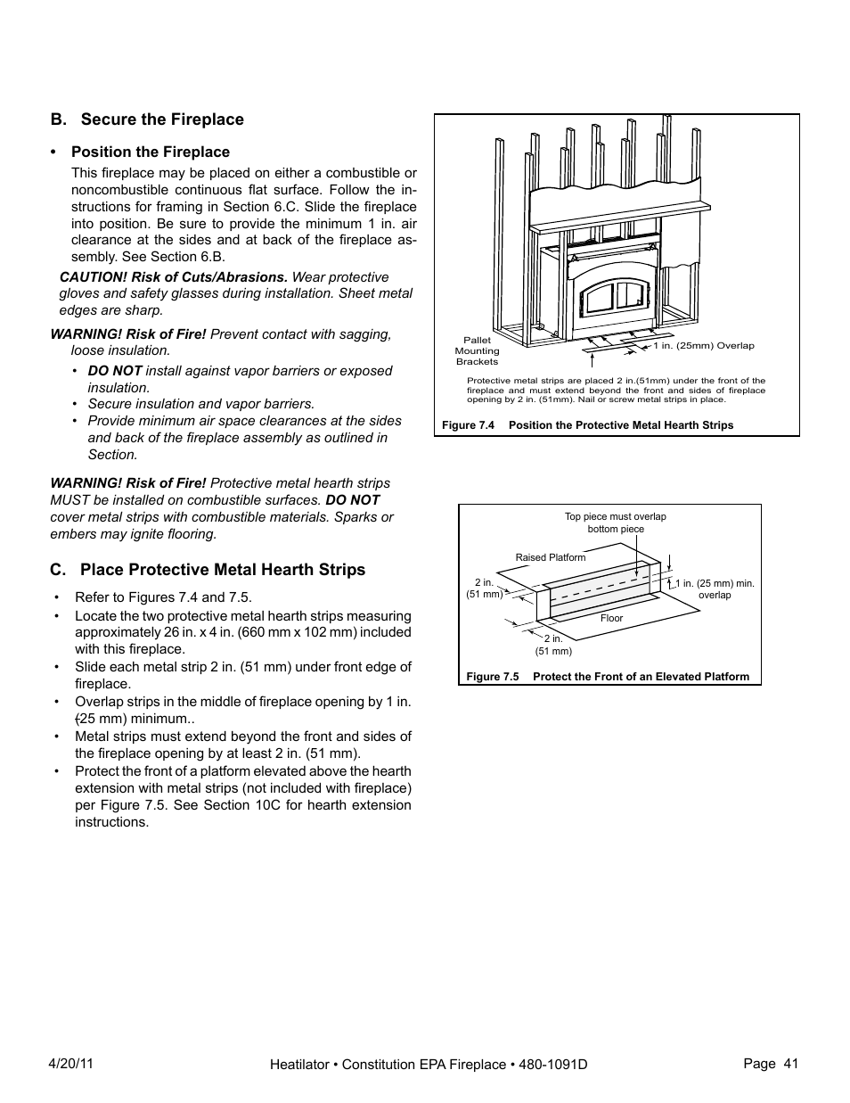 Heatiator C40 User Manual | Page 41 / 71