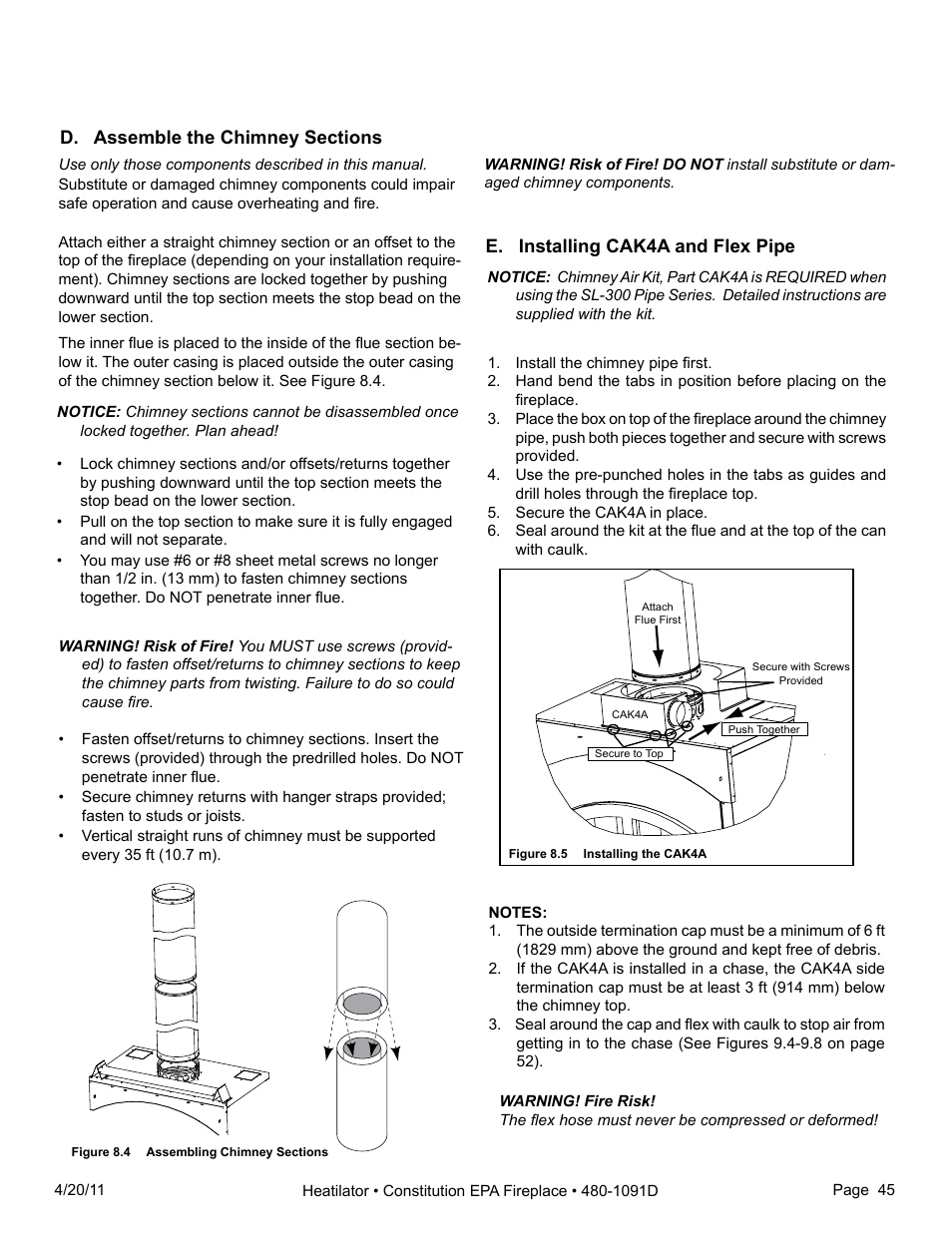 Heatiator C40 User Manual | Page 45 / 71
