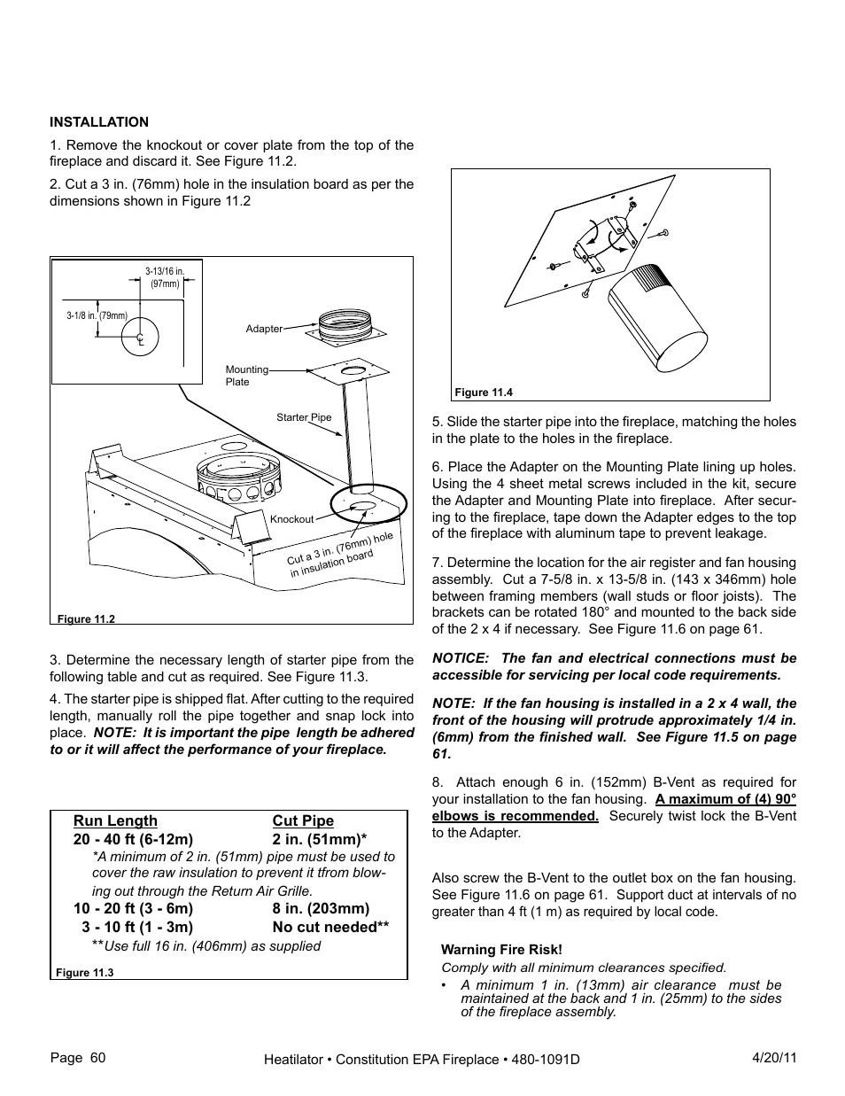 Heatiator C40 User Manual | Page 60 / 71