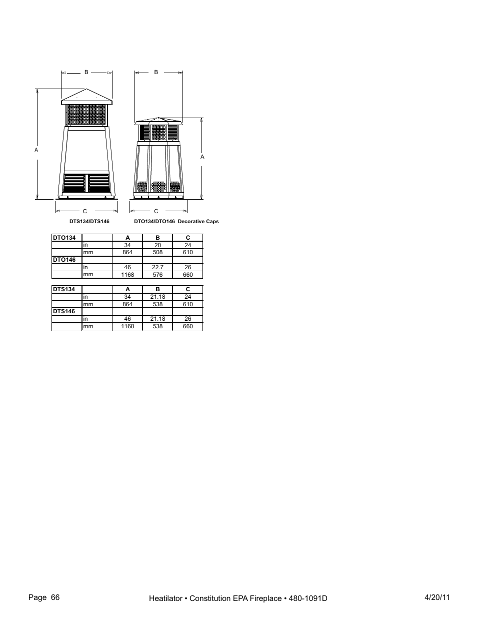 Heatiator C40 User Manual | Page 66 / 71