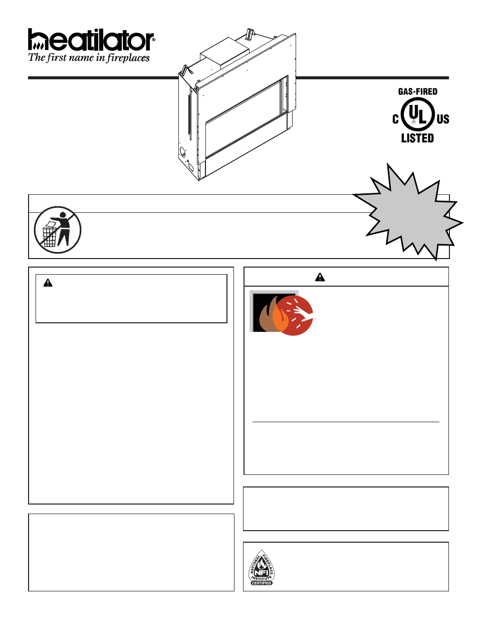 Heatiator Heatilator Rave4013i-c User Manual | 70 pages