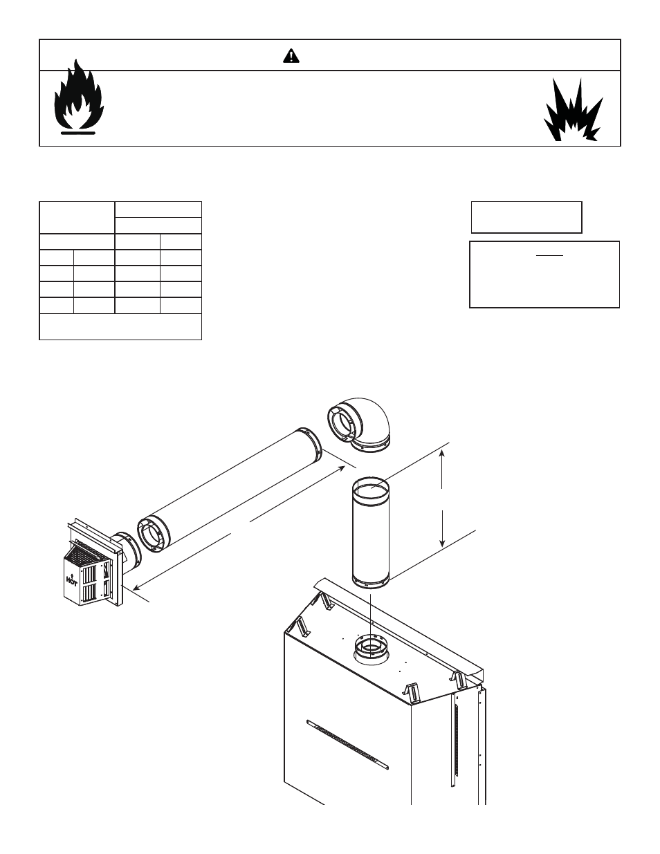 Warning | Heatiator Heatilator Rave4013i-c User Manual | Page 25 / 70