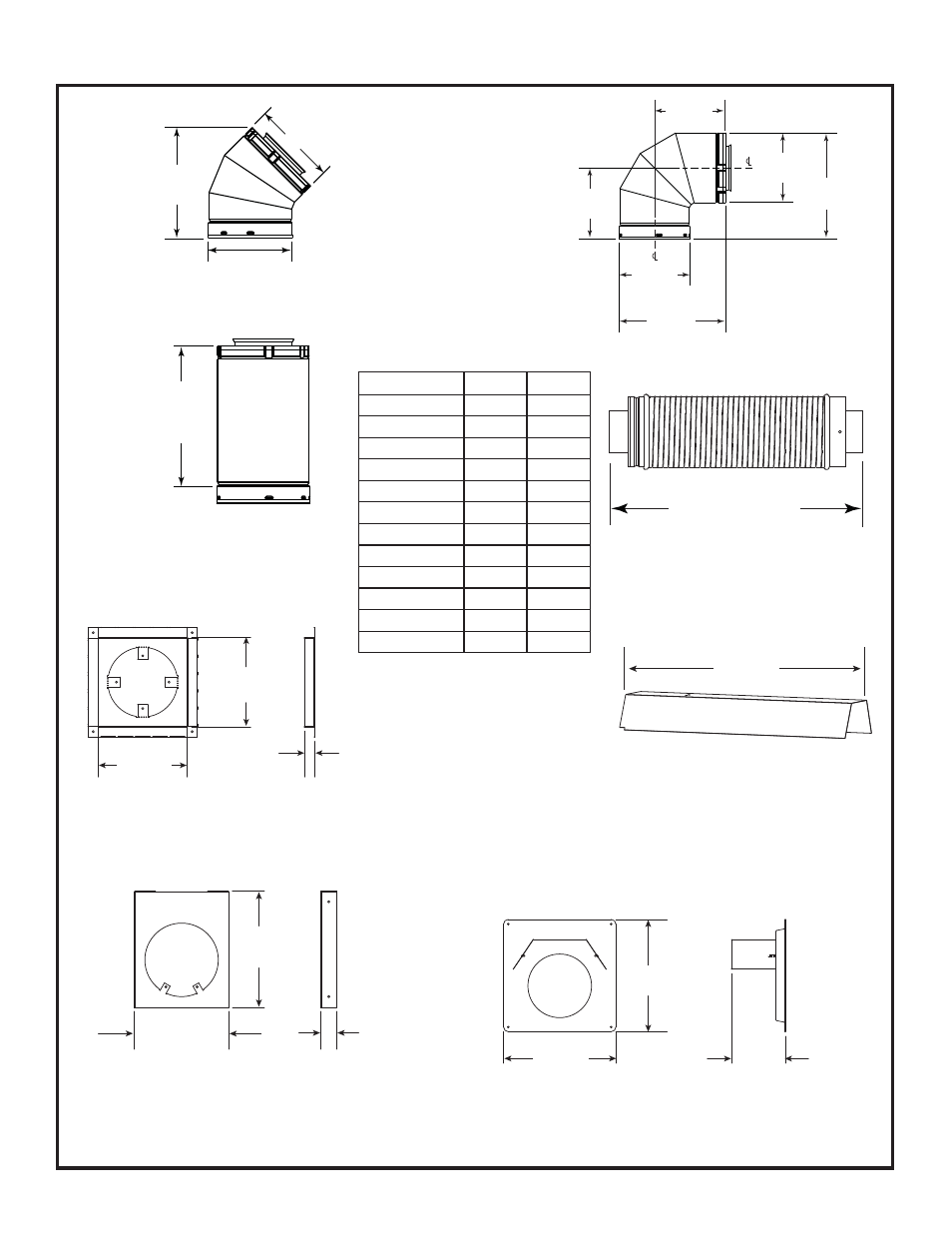 B. vent components diagrams | Heatiator Heatilator Rave4013i-c User Manual | Page 62 / 70