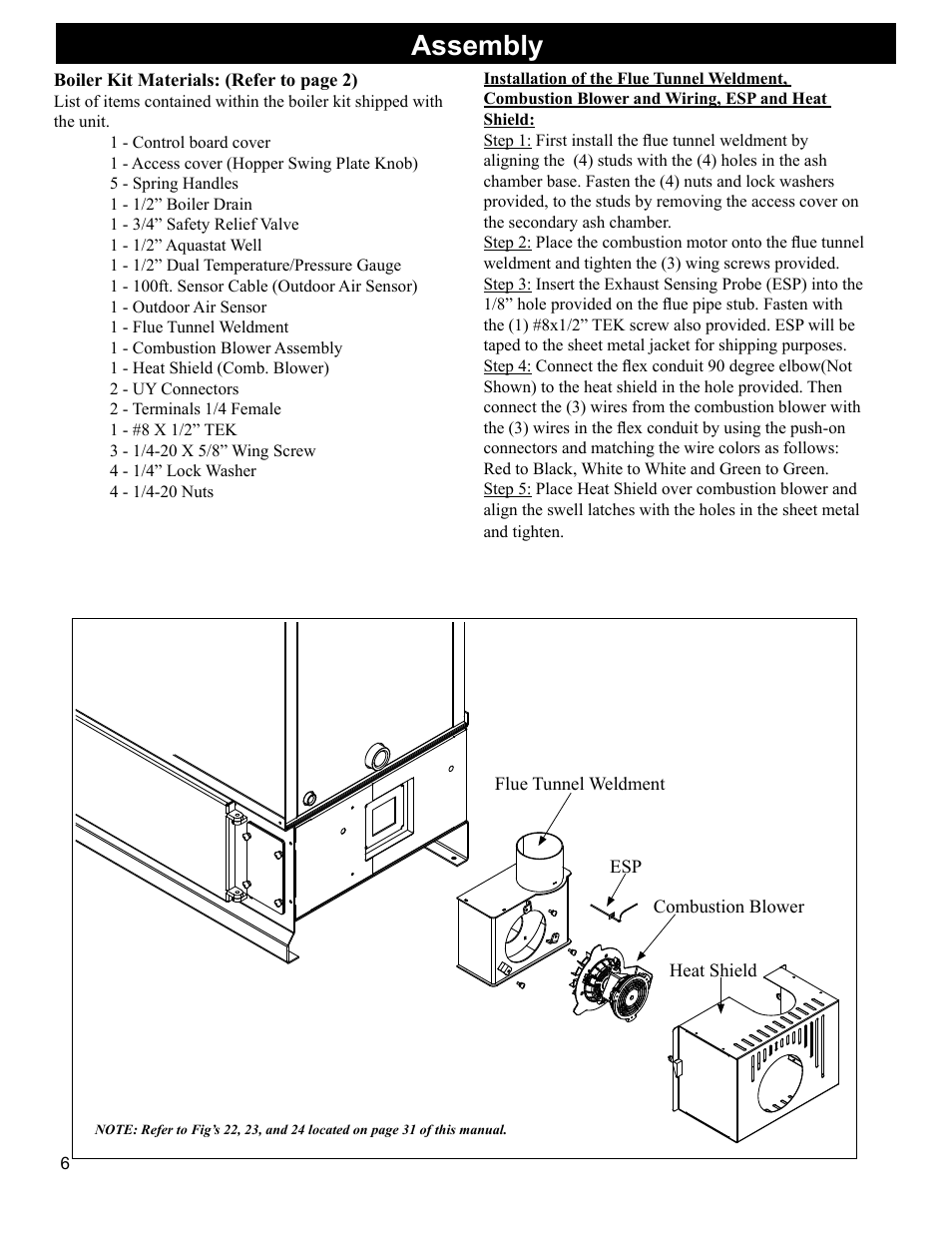 Assembly | Heatiator Heatilator BH60 User Manual | Page 6 / 42