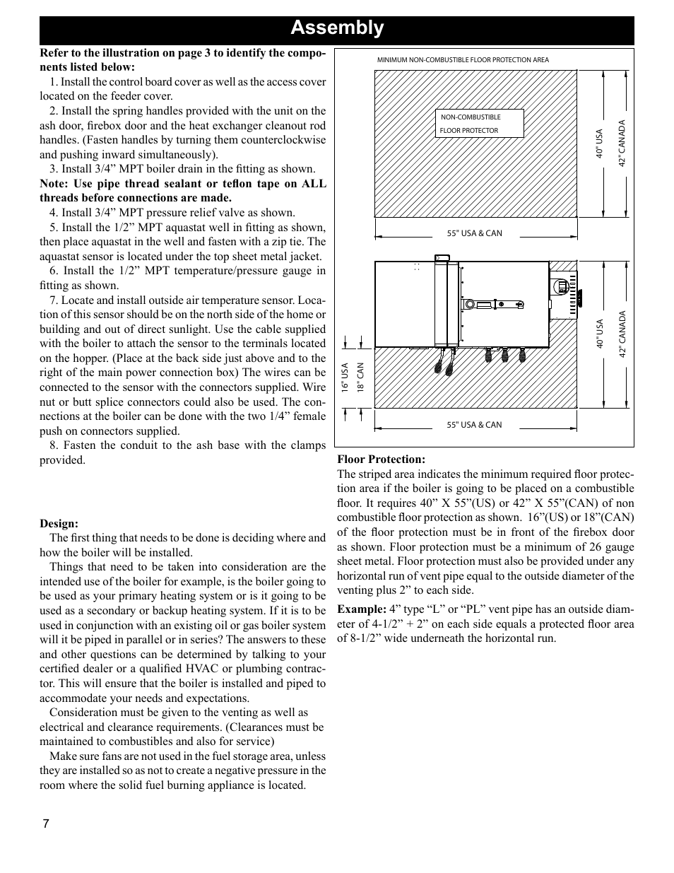 Assembly | Heatiator Heatilator BH60 User Manual | Page 7 / 42
