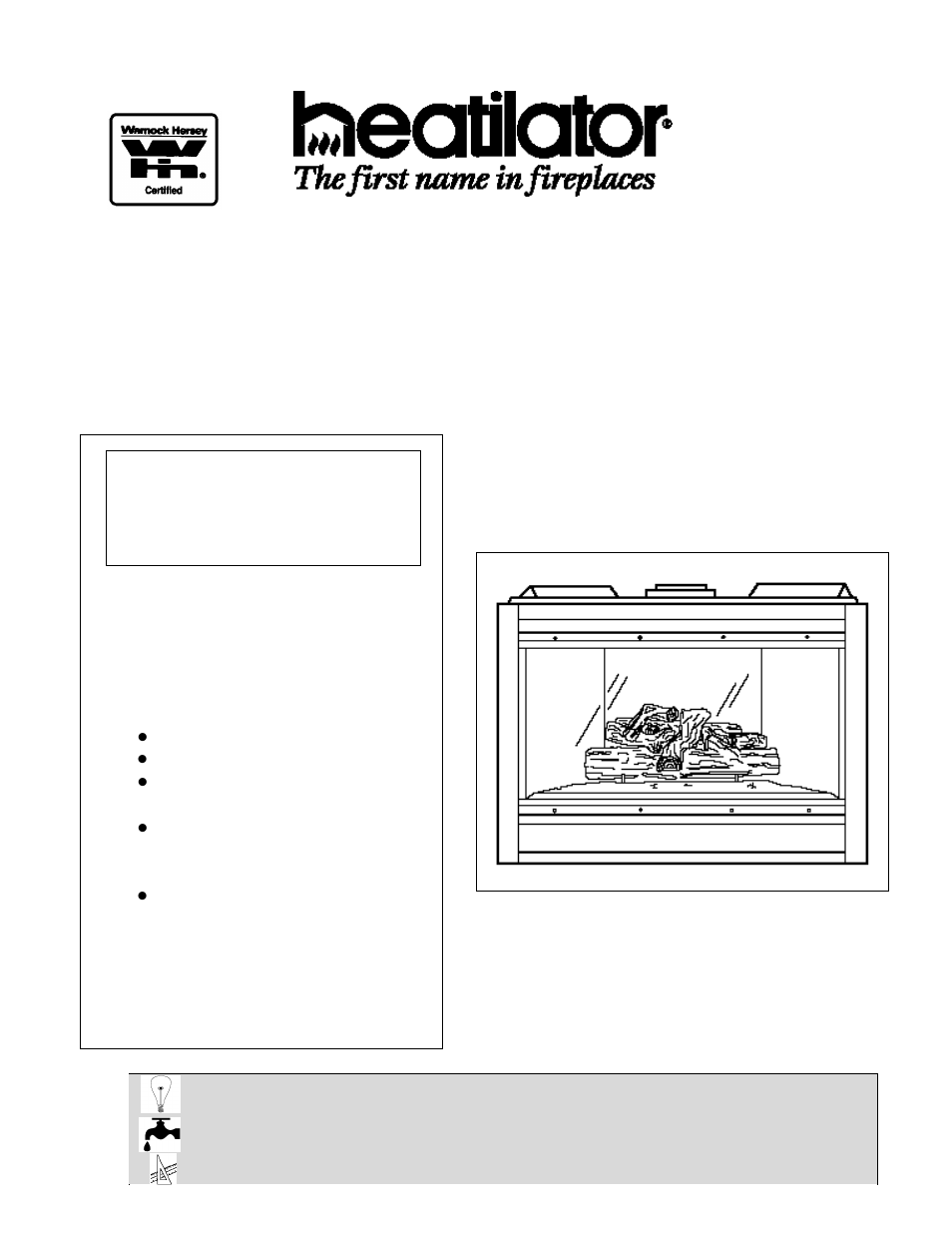 Heatiator Heatilator Fireplace GC150 User Manual | 28 pages