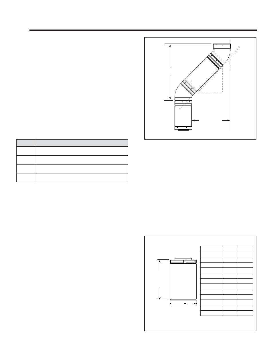Vent information and diagrams, A. approved pipe, C. use of elbows | B. vent table key, D. measuring standards | Heatiator GDST3831I User Manual | Page 24 / 63