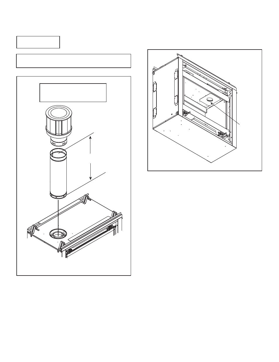 3 ft. min. (914 mm) v | Heatiator GDST3831I User Manual | Page 29 / 63