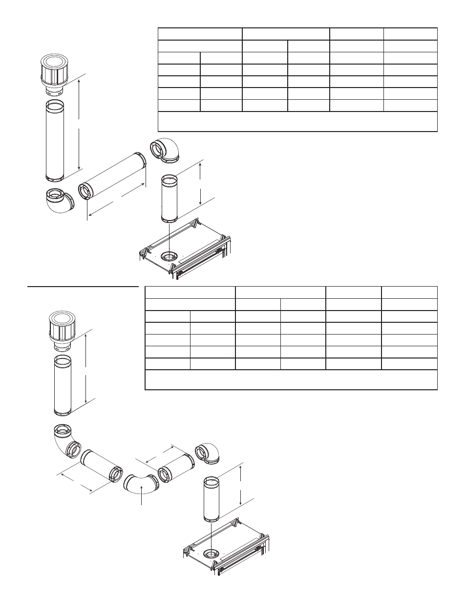 Two elbows three elbows | Heatiator GDST3831I User Manual | Page 30 / 63