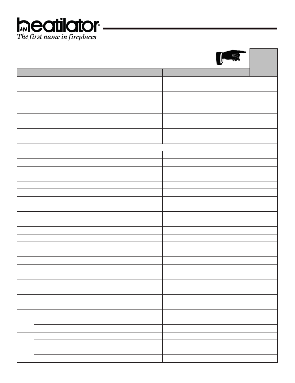 Gdst3831i | Heatiator GDST3831I User Manual | Page 62 / 63