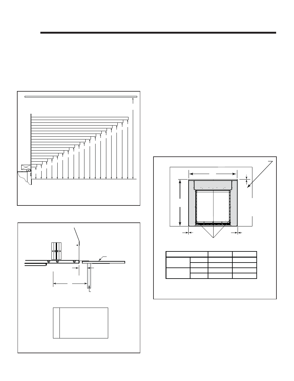 Finishing, A. mantel and wall projections, B. facing material | Mantels mantel legs or wall projections | Heatiator Heatilator Fireplace IDV4833IT User Manual | Page 43 / 60