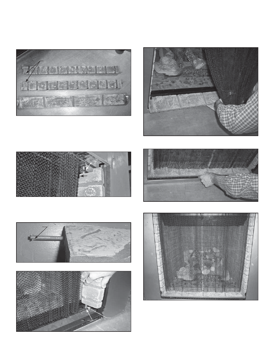 L. installing external refractories | Heatiator Heatilator Fireplace IDV4833IT User Manual | Page 50 / 60