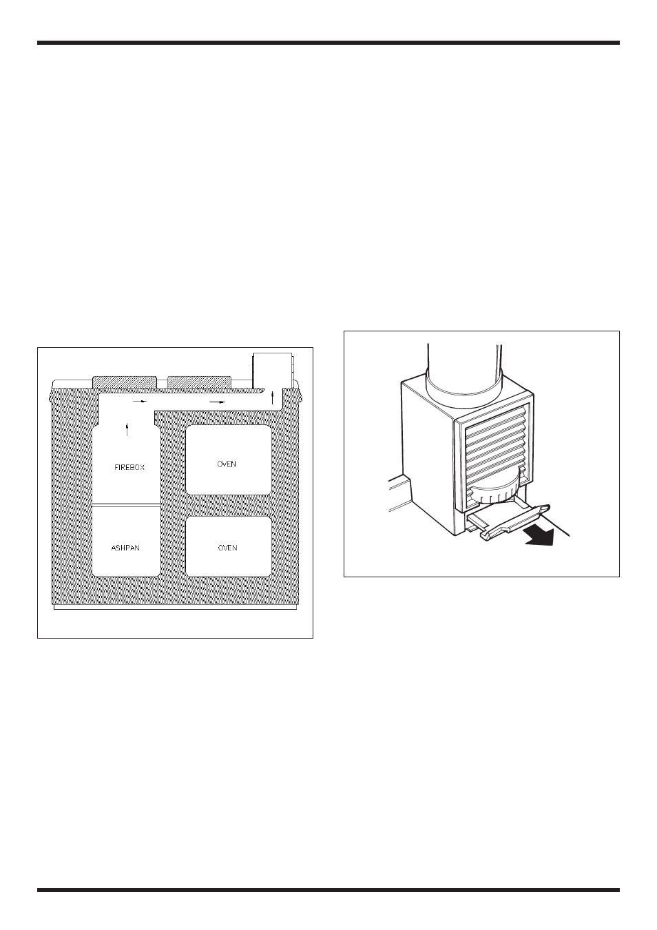 Break-in fire, Directions of flueway in stove flue chamber damper, Chimney sweeping | Heartland Wood Stove User Manual | Page 15 / 24