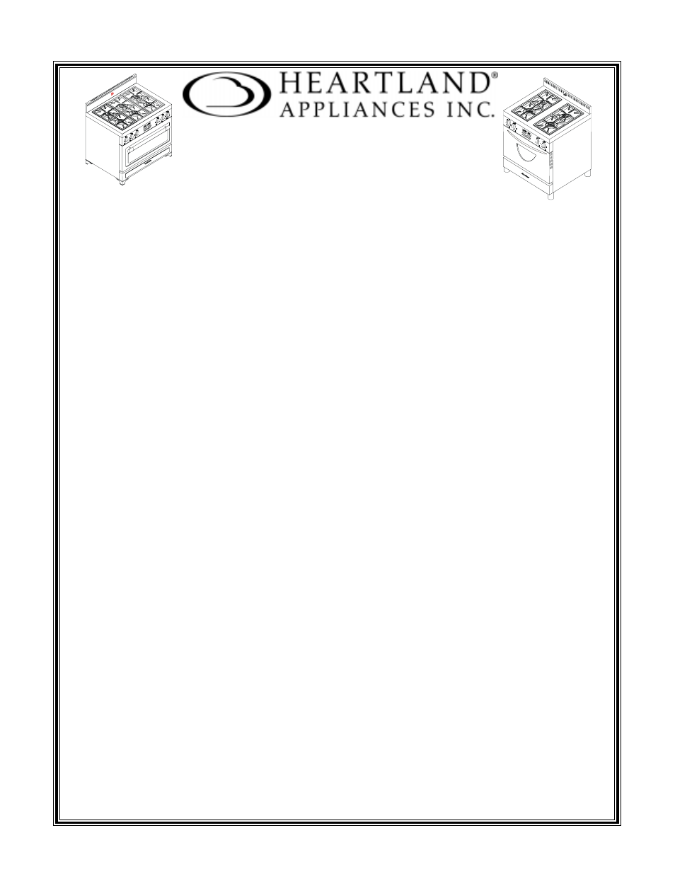 Consumer warranty | Heartland 3530 User Manual | Page 3 / 65
