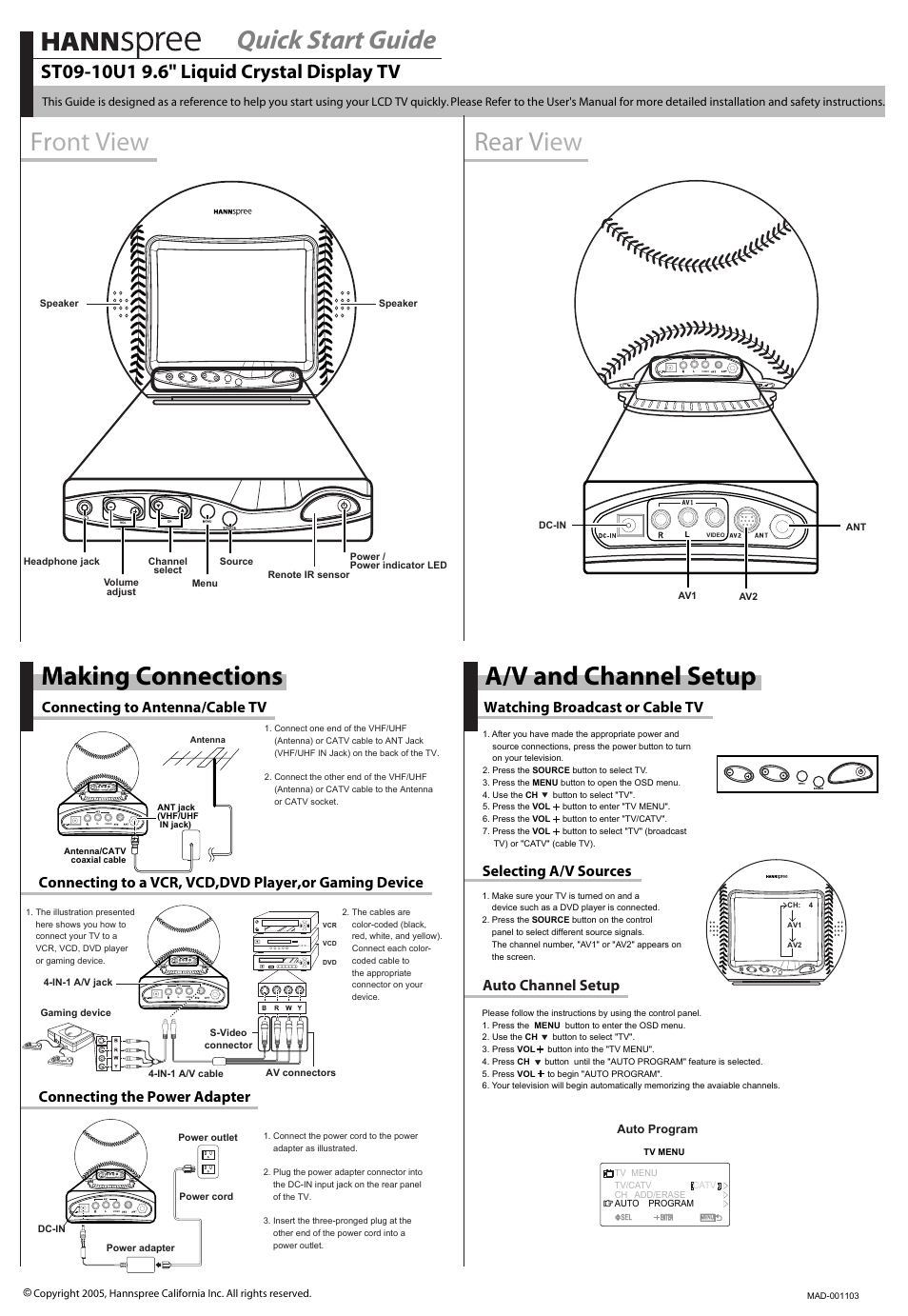 HANNspree ST09-10U1 User Manual | 1 page