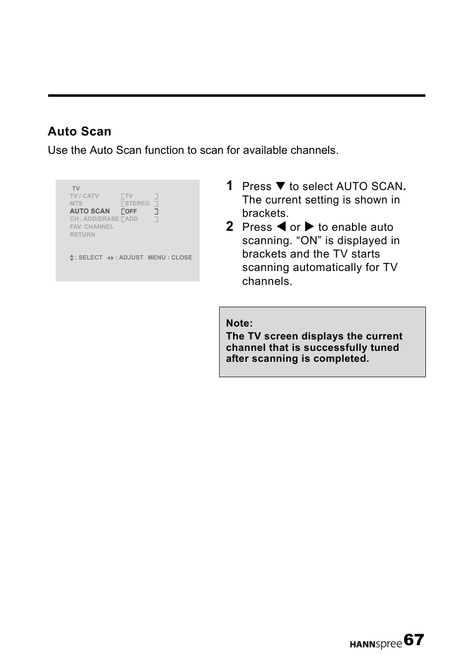 Auto scan | HANNspree LT12-23U1-000 User Manual | Page 68 / 97