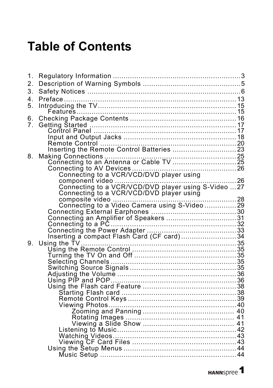 HANNspree MAK-000004 User Manual | Page 2 / 97