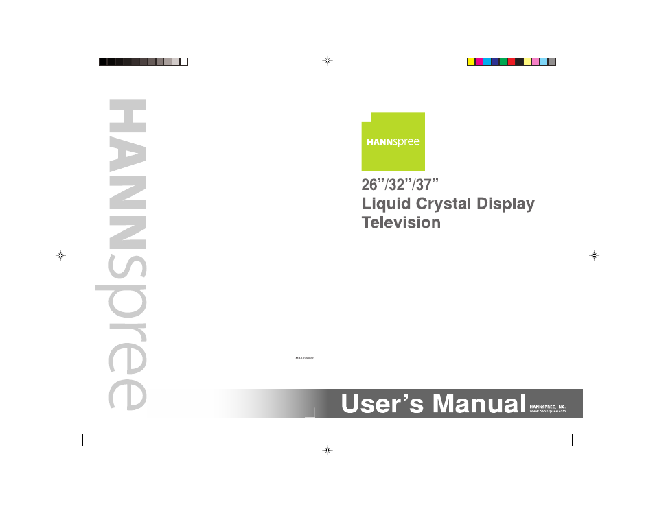 HANNspree LT16-26U1-000 User Manual | 101 pages