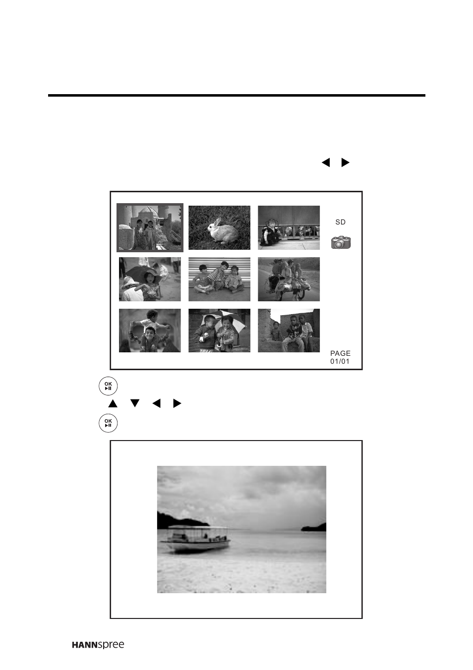 2 viewing photos, Viewing photos | HANNspree LT16-26U1-000 User Manual | Page 47 / 101