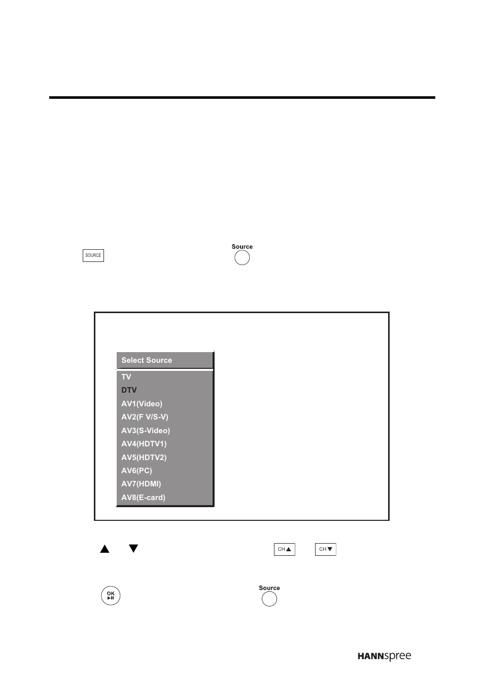 6 using the digital tv (for built-in dtv only), 1 switching signal source, Switching signal source | HANNspree LT16-26U1-000 User Manual | Page 56 / 101