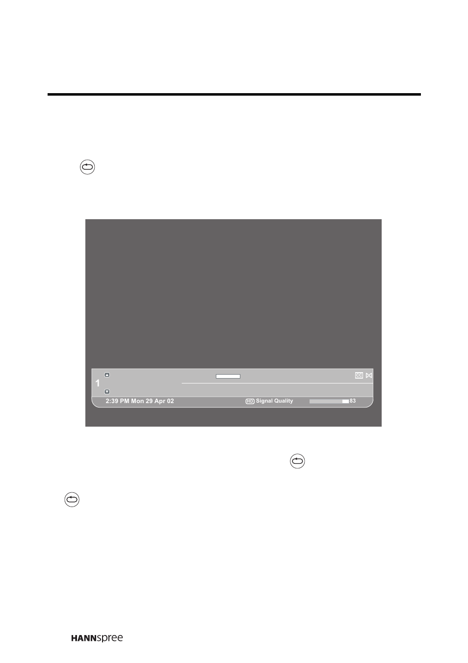Viewing program information | HANNspree LT16-26U1-000 User Manual | Page 69 / 101
