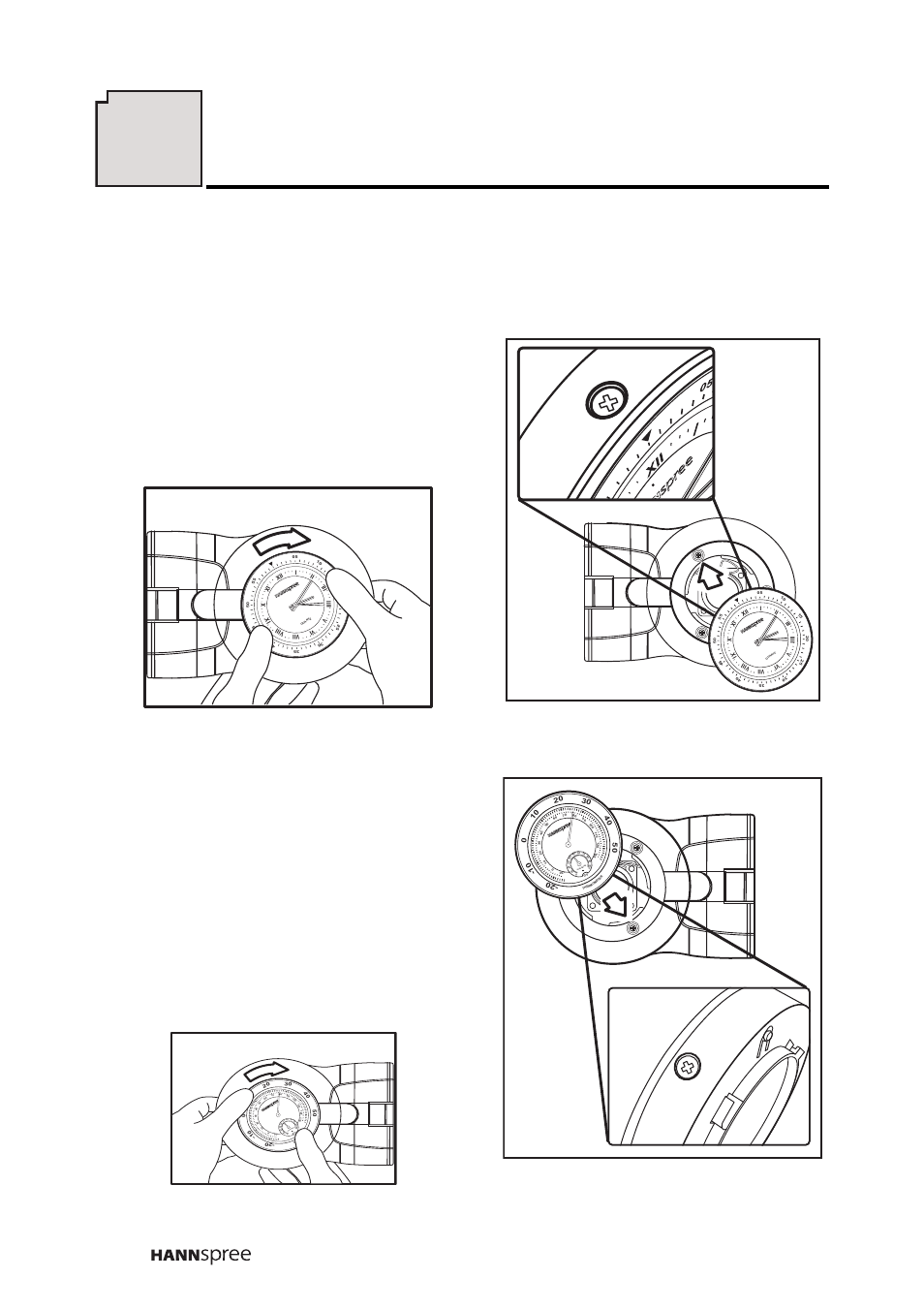 Placing the clock and thermometer/hygrometer, Getting started, Placing the clock and thermometer/hygrometer clock | Thermometer/hygrometer, Hy gr om ter, Hy gr om te r | HANNspree F651-12A1 User Manual | Page 21 / 62