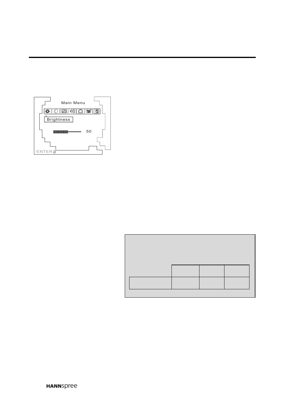 Brightness | HANNspree F651-12A1 User Manual | Page 33 / 62