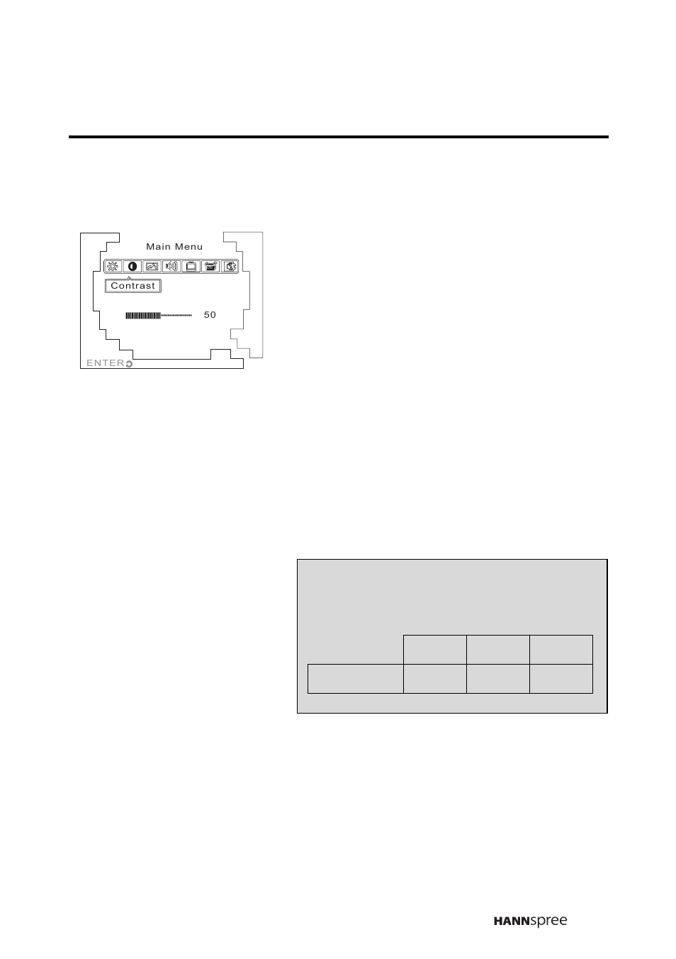 Contrast | HANNspree F651-12A1 User Manual | Page 34 / 62
