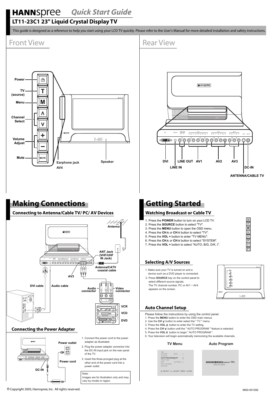 HANNspree LT11-23C1 User Manual | 1 page