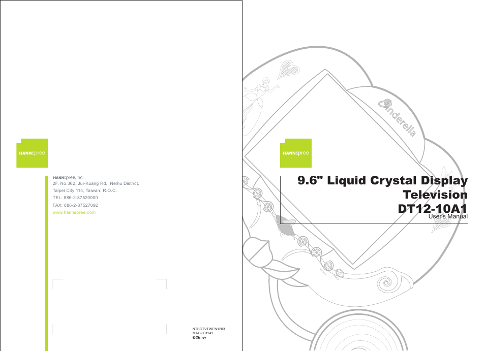 HANNspree DT12-10A1 User Manual | 59 pages