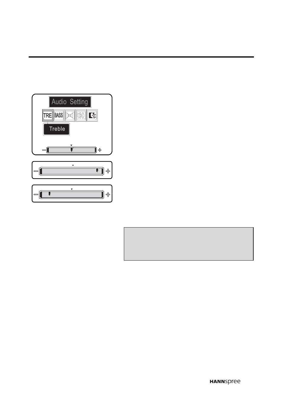 Treble | HANNspree DT12-10A1 User Manual | Page 38 / 59