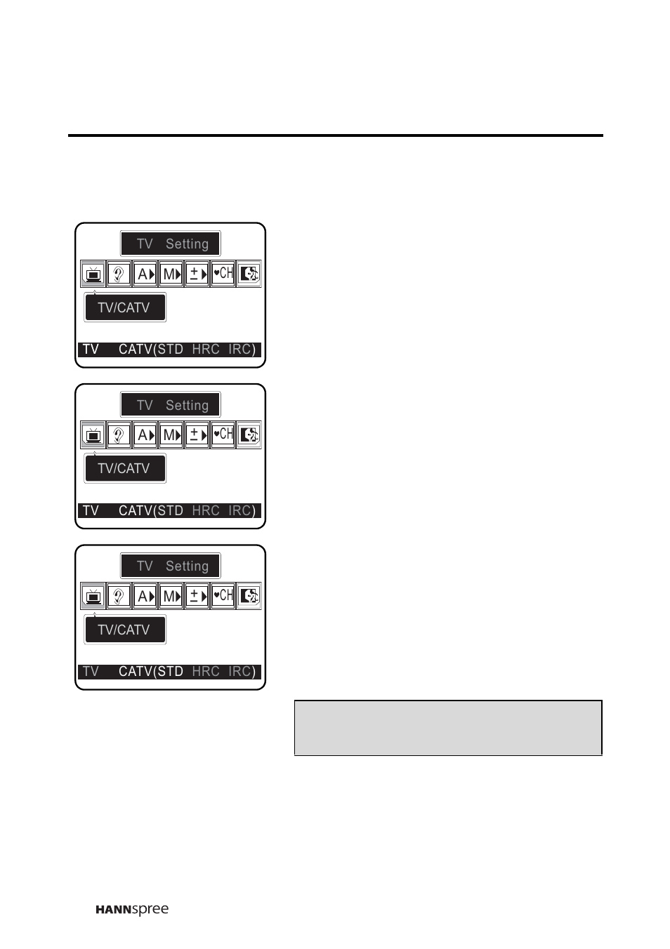 Tv/catv | HANNspree DT12-10A1 User Manual | Page 43 / 59