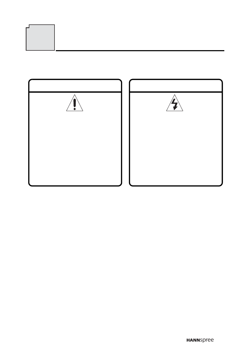 Description of warning symbols | HANNspree DT12-10A1 User Manual | Page 6 / 59